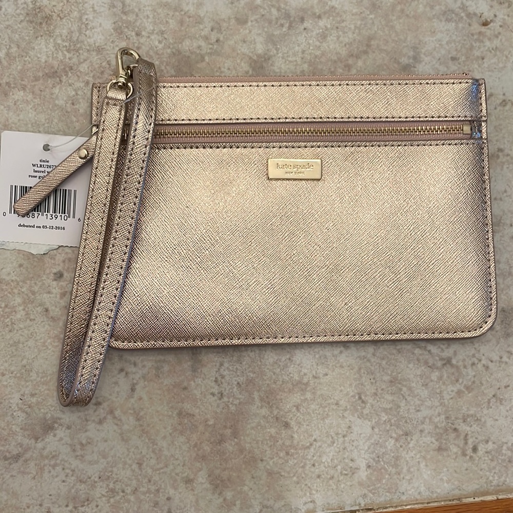 Kate Spade Rose Gold Wristlet